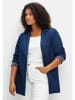 sheego Sweat-Blazer in dark blue Denim