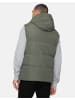 Threadbare Steppweste THB Jacket Gilet Athletic in Khaki