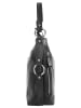Samantha Look Handtasche echt Leder in schwarz