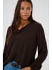 Kaffe Langarm-Bluse Amber Regular fit in Black Coffee