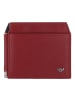 Golden Head Polo Geldbörse RFID Schutz Leder 11 cm Geldscheinklammer in rot