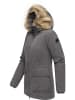 ragwear Kurzmantel Monadetta Warm YOUMODO in Stone Grey