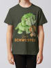 wat? Apparel T-Shirt Dinosaurier 07 Große Schwester in Khaki