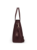 Lazarotti Bologna Leather Shopper Tasche Leder 31 cm in burgundy