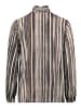 Betty Barclay Schlupfbluse mit Schleifenknoten in Black/Taupe