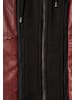 CBL Damen Lederjacke in dunkelrot