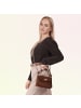 Toscanto Leder Umhängetasche Toscanto Tasche braun ca. 19cm