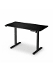 relaxdays Höhenverstellbarer Schreibtisch in Weiß - (B)140 x (H)120 x (T)60 cm