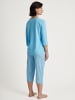 Calida Pyjama in blue topaz