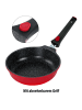 Stoneline SMART Bratpfanne 20 cm, abnehmbarer Griff in Rot