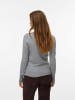 Vero Moda Strickpullover in Medium Grey Melange