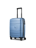 Redolz Essentials 11 4 Rollen Kabinentrolley 55 cm mit Dehnfalte cool blue