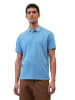 Marc O'Polo Kurzarm-Poloshirt Piqué regular in azure blue