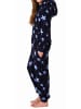 NORMANN Jumpsuit Overall Schlafanzug Pyjama langarm Sterne - 70321 in marine