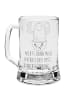 Mr. & Mrs. Panda Bierglas Kaktus Happy mit Spruch in Transparent