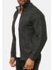 Max Men Cardigan mit Stehkragen Strickjacke mit Design in Schwarz