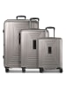 Redolz Essentials 14 4 Rollen Kofferset 3-teilig mit Dehnfalte in coffee grey metallic