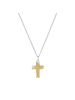 Amor Kette mit Anhänger Edelstahl, IP Gold in Gold