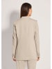 MADELEINE Floraler Jersey-Blazer in langer Form in kiesel