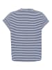 Zero  Streifenshirt mit V-Ausschnitt in Blue/White