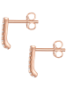 Glanzstücke München Ohrstecker Sterling Silber Zirkonia in roségold