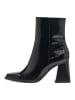 Tamaris Stiefelette in Schwarz/Lack