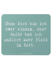 Mr. & Mrs. Panda Mauspad Spruch Liebeskummer Platz im Bett mit S... in Meeresbrise
