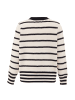 faina Women Cardigan in Wollweiss Schwarz