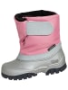 Spirale Kinder-Winterstiefel Kovu gefüttert in pink/silber