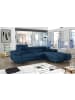 MF Design Amanda Recamiere Rechts in Navyblau -  (L) 203 x (B) 289 x (H) 85 cm