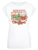 F4NT4STIC T-Shirt Merry Weihnachten Cozy And Cute in weiß