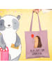 Mr. & Mrs. Panda Strandtasche Igel Luftballon mit Spruch in Rosa Pastell