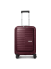 Redolz Essentials 17 2.0 4 Rollen Kabinentrolley 55 cm Laptopfach mit Dehnfalte in burgundy