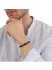 Tom Tailor Armband Edelstahl, Leder, Carbon, Kautschuk in silber