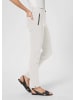 MADELEINE Schmale Skinny-Hose, Zippertaschen in wollweiß