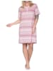 NORMANN kurzarm Nachthemd Ethnolook 125 214 226 in rosa