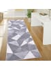 KADIMA DESIGN Teppich Kurzflor Geometrisch Wohnzimmer in Grau
