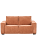 Beliani 2-Sitzer Sofa NUKARI in Orange/Schwarz - (W) 190 x (H) 93 x (L) 92 cm