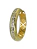 GoldDream Echtgold, 333er Gelbgold Damen Creolen Beauty Ohrring ca. 18mm