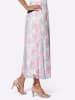 WITT WEIDEN Bahnenrock in hellblau-flamingo-bedruckt