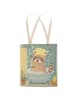 Mr. & Mrs. Panda Shopper-Tasche Waschbär Design ohne Spruch in Weiß