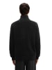 Marc O'Polo Chenille-Strickjacke regular in Schwarz
