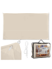 relaxdays Sonnensegel in Beige - (B)200 x (T)400 cm