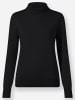 WITT WEIDEN Rollkragenpullover in schwarz