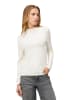 Zero  Feinstrickpullover mit hohem Kragen in Eggnog