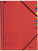 Leitz Ordnungsmappe A4 7 Fächer rot