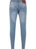 2Y Studios 2Y Studios Herren 2Y Destroyed Cropped Skinny Fit Denim in blue