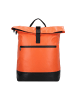 Greenburry Upcycled Tarpaulin Daypack 42.5 cm Laptopfach in orange-black