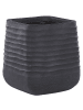 Beliani Outdoor Blumentopf PARIKIA in Schwarz - (W) 50 x (H) 49 x (L) 50 cm