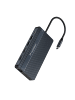 Wozinsky WDS03Y5S 14in1 USB C Hub Aluminium Grau